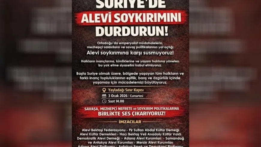 Protesta inminente en el Iskenderun ocupado en solidaridad con los componentes sirios