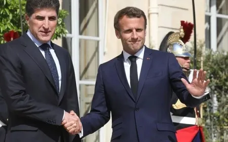 Macron y Barzani llaman a una desescalada inmediata en Siria