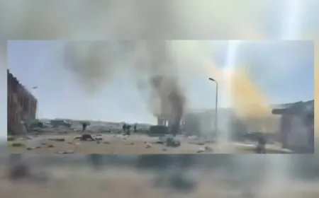 Explosión en la ciudad de Tel Kocer