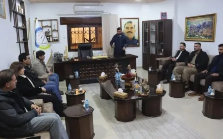 Delegación parlamentaria del Movimiento Nueva Generación llega a Rojava