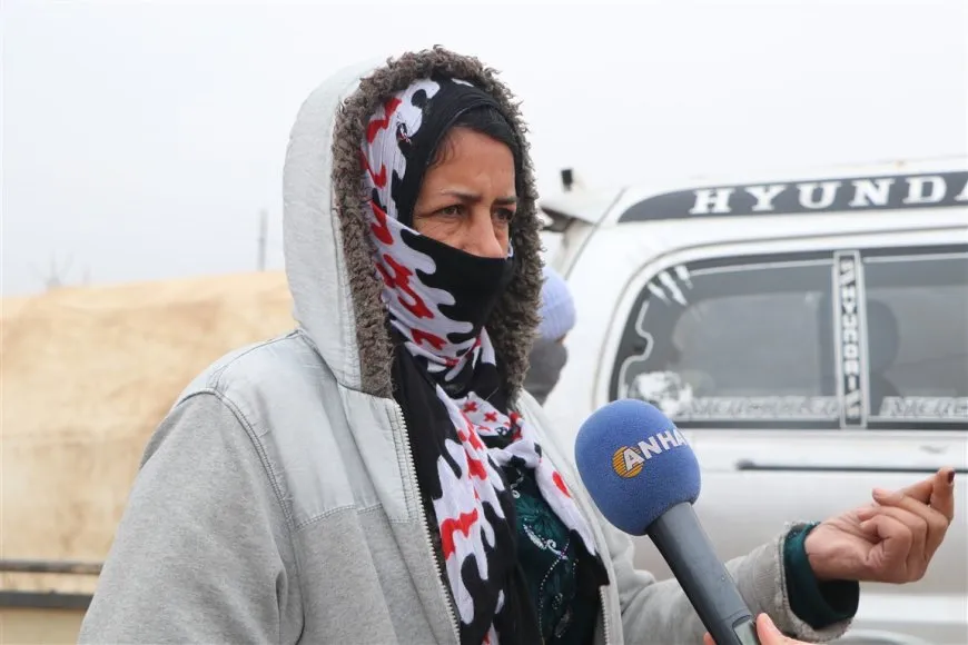 Las personas desplazadas internas de Serêkaniyê lanzan un llamamiento urgente de ayuda tras una fuerte tormenta