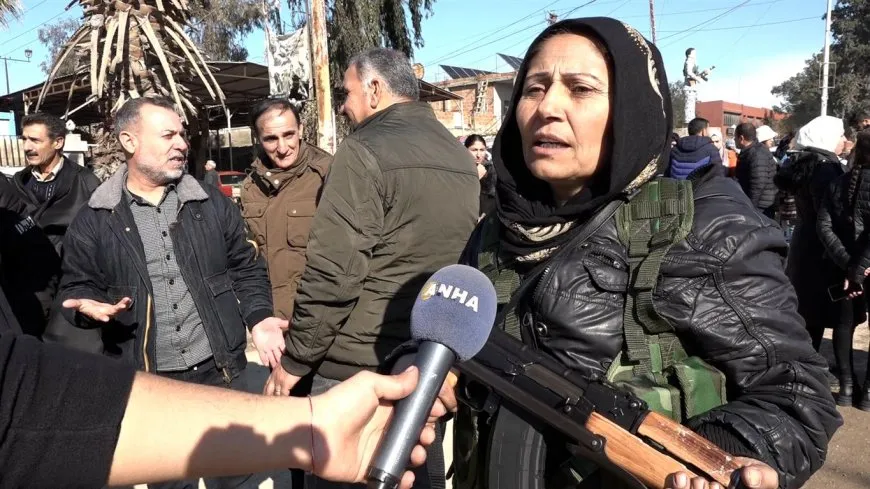 Los residentes de al-Darbasiyah afirman su participación en la movilización general