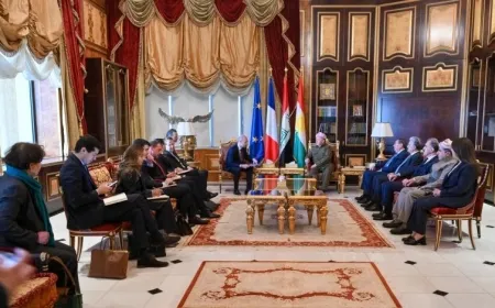 Jean-Noël Barrot se reúne con Masoud Barzani
