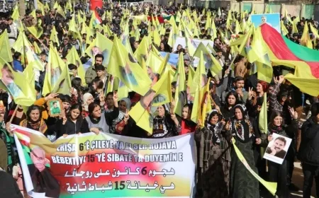 De Hasaka: Demandas por la libertad del líder Ocalan, rechazo a  la continuación de la conspiración
