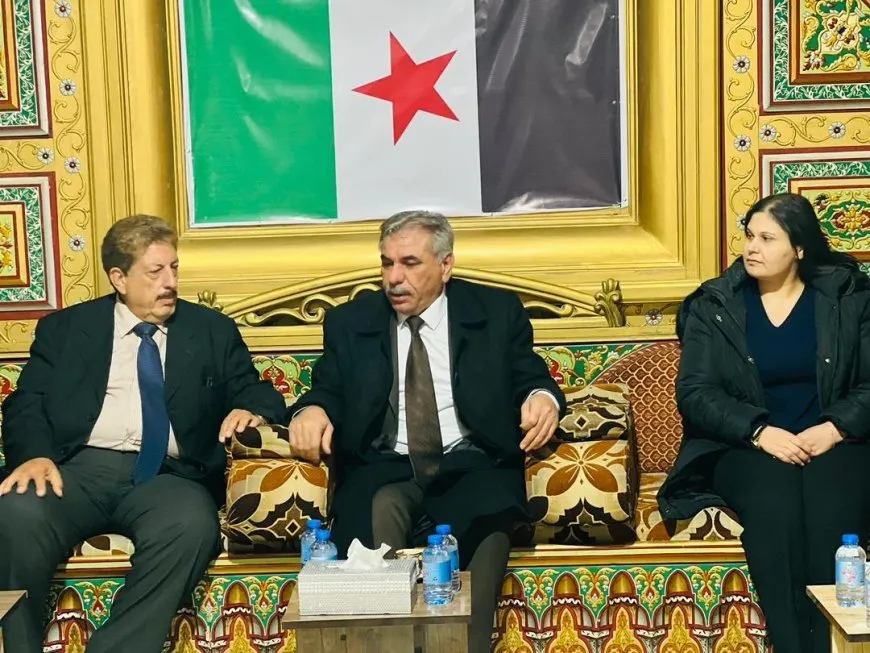 TEV-DEM y FSP visitan la gobernación de Hasaka