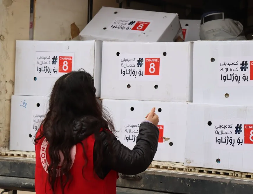Más de 750 camiones de ayuda humanitaria entran en Rojava para apoyar a más de 300.000 personas desplazadas