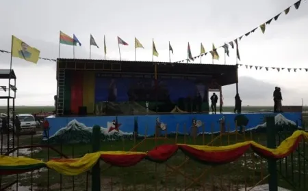 Las festividades de Newroz en Amuda se aplazan debido a las condiciones meteorológicas