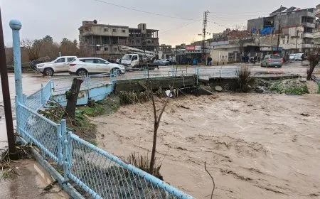 Inundaciones en Derik: la presa de Burzi en riesgo por lluvias torrenciales