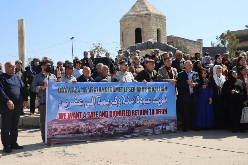 En el 8.º aniversario de la ocupación de Afrin, se rechaza el desplazamiento forzado y se reafirma el derecho al retorno