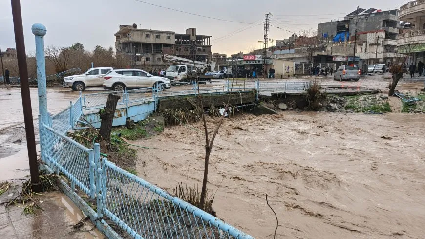 Inundaciones en Derik: la presa de Burzi en riesgo por lluvias torrenciales
