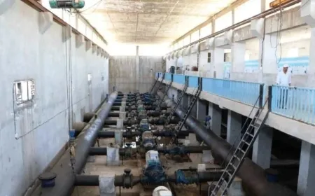 Una delegación conjunta visita la estación de Alouk