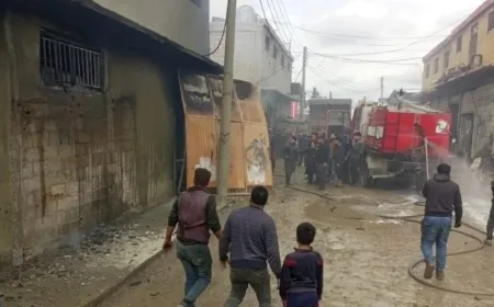 Una trabajadora pierde la vida en un incendio en una fábrica en Qamishlo