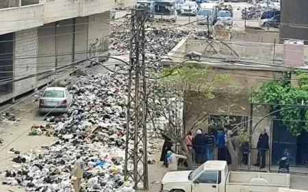 “Montañas de basura” colapsan Damasco y su periferia