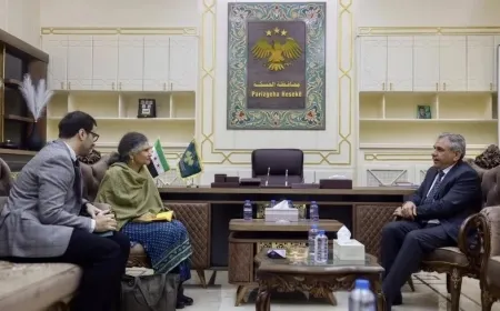 El gobernador de Hasaka recibe a una delegación de Derechos Humanos de la ONU