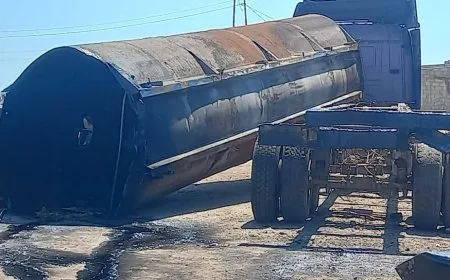Un trabajador resulta herido en la explosión de un camión cisterna en el campo de Qamishlo
