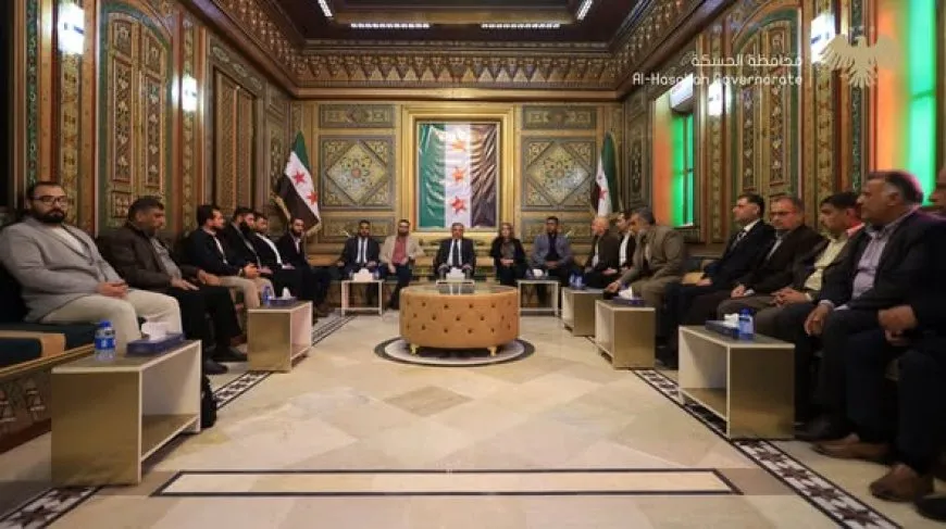 Gobernación de Hasaka impulsa mejoras eléctricas y coordinación agrícola