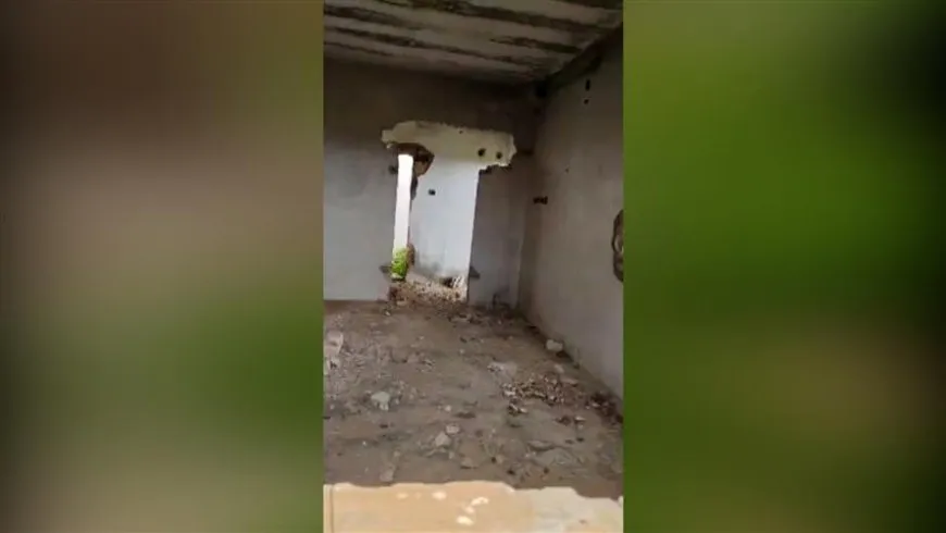 Dstrucción extensa en casas de desplazados después del éxodo
