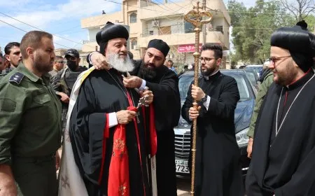 El patriarca Mor Ignatius Aphrem II visita Amuda
