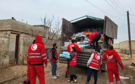 Media Luna Roja Kurda inicia una campaña para distribuir 20.000 cestas de alimentos en Jazira