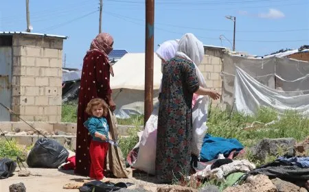 El verano aumenta el sufrimiento de los residentes del campamento de Serêkaniyê