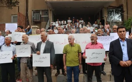 Protestas en Hasaka, Qamishlo, Derik y Kobanê contra el precio fijado para el trigo