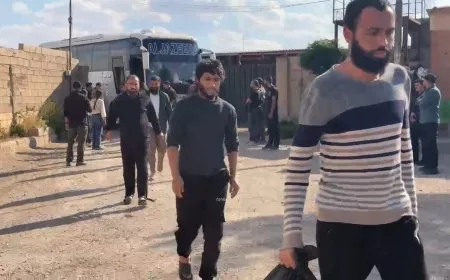 Hasaka recibe a 88 prisioneros liberados