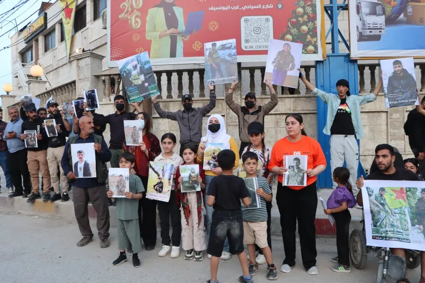 Continúan las protestas en Qamishlo para exigir la liberación de los prisioneros