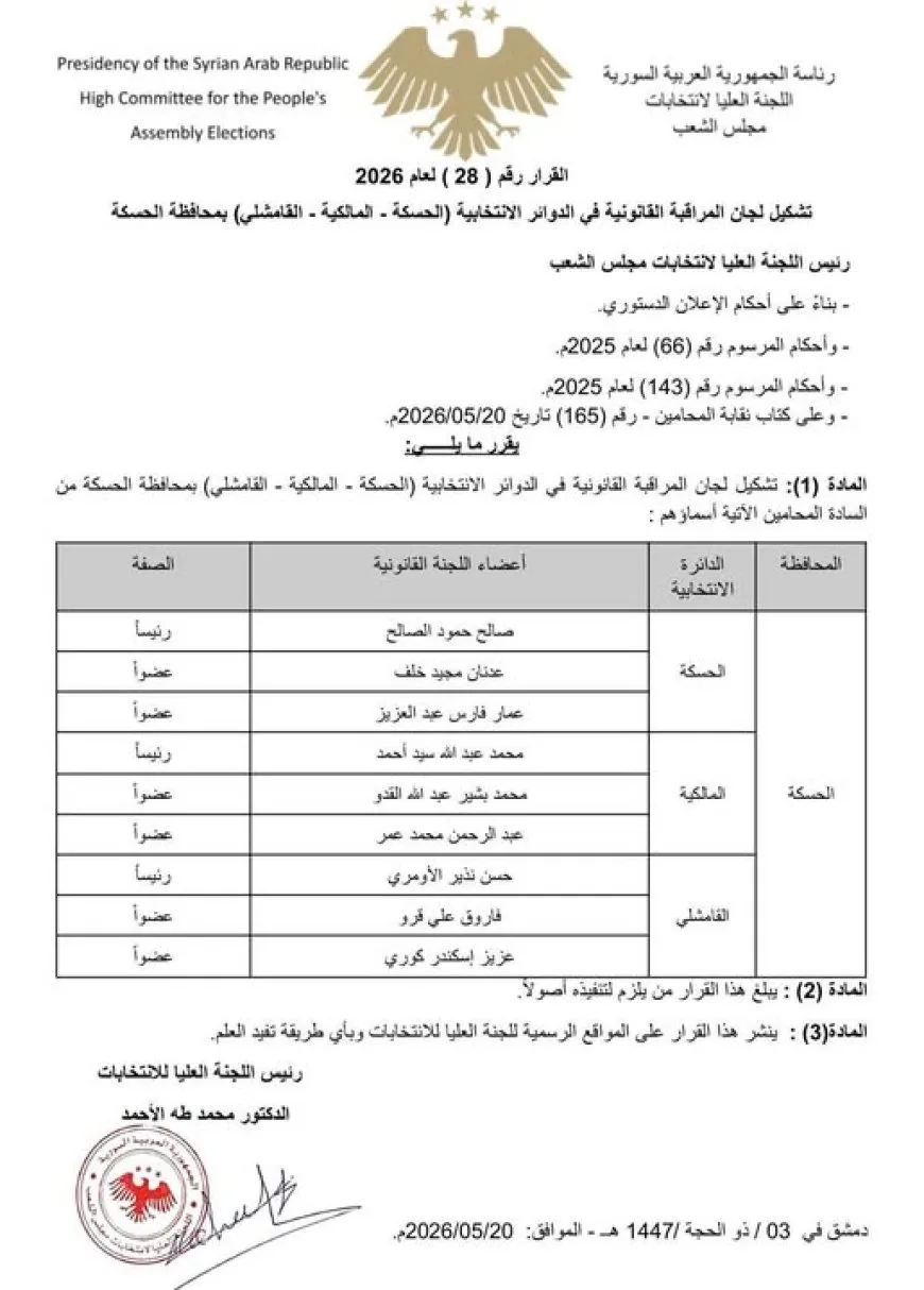 Actualizan las listas electorales en Hasaka y Kobanê