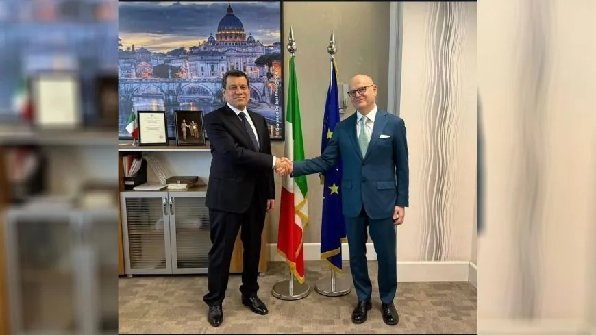 El Consulado de Italia en Erbil recibe a Mazlum Abdi