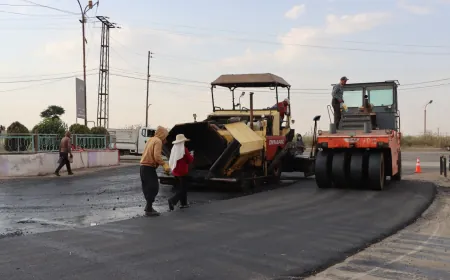 El municipio de Girkê Legê inicia obras de asfaltado en varias calles de la ciudad