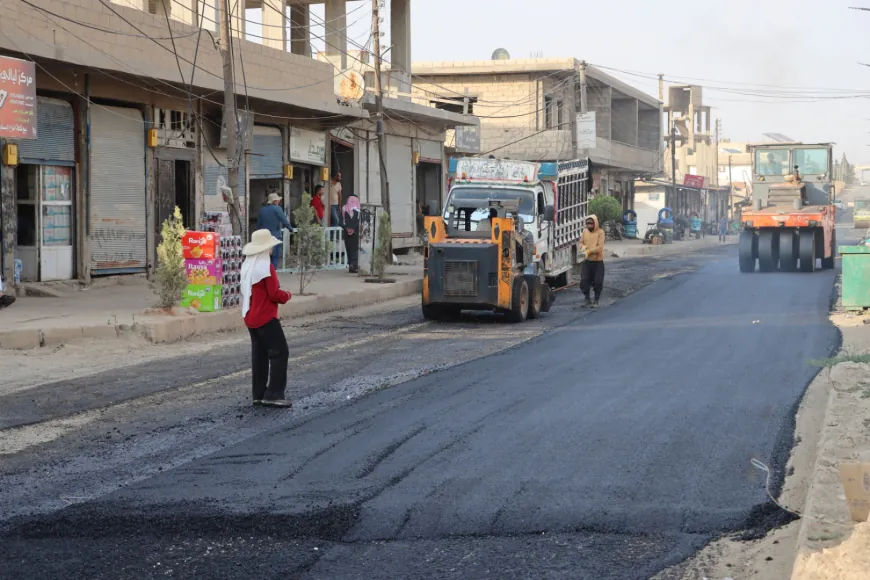 El municipio de Girkê Legê inicia obras de asfaltado en varias calles de la ciudad