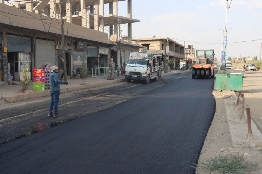 El municipio de Girkê Legê inicia obras de asfaltado en varias calles de la ciudad