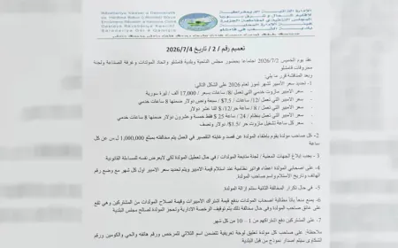 La Municipalidad Popular de Qamishlo anuncia las tarifas de los amperios para julio