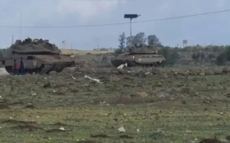 Las fuerzas israelíes incursionan en la aldea de Saida al-Golan en la campiña de Quneitra
