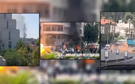 Explosiones cerca de la Plaza Omeyad y el Puente Victoria en Damasco