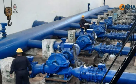 La estación de agua de Alouk reabre tras siete años fuera de servicio