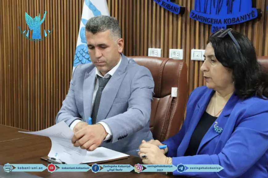 La Universidad de Kobanê firma un memorando de entendimiento con una universidad de Kosovo