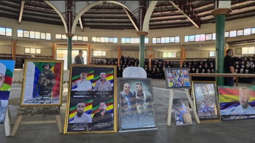 Mitin masivo en Suwayda para conmemorar el primer aniversario de los eventos de julio