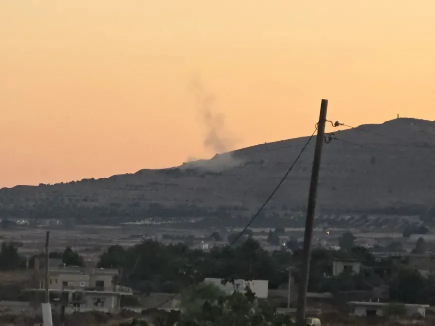 Israel ataca  Tal al-Ahmar al-Sharqi en Quneitra
