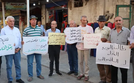 Continúan en Qamishlo las protestas para exigir una bajada de los precios y mejores condiciones de vida