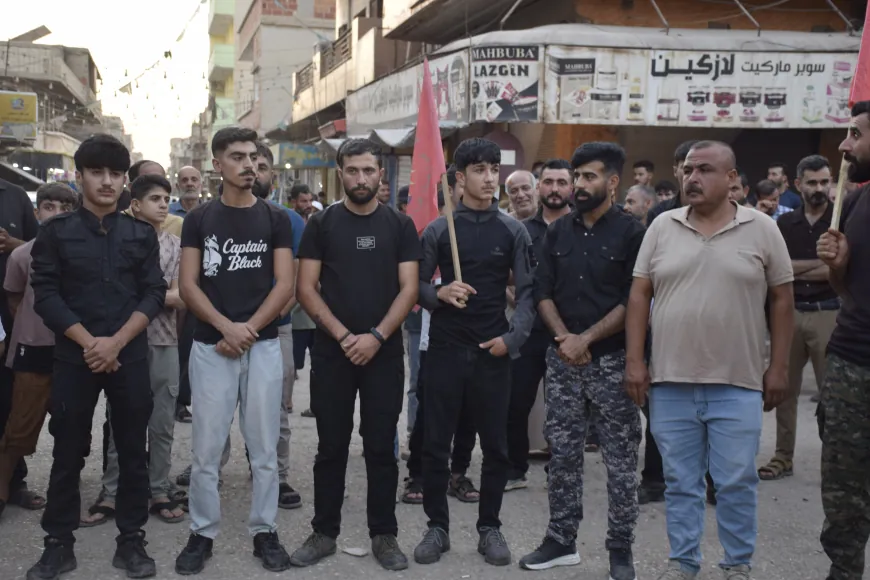 Protestas condenan los ataques contra los desplazados de Serêkaniyê