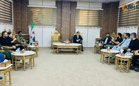 Mazlûm Ebdî se reúne con el comandante de Alepo para abordar la seguridad en Kobanê