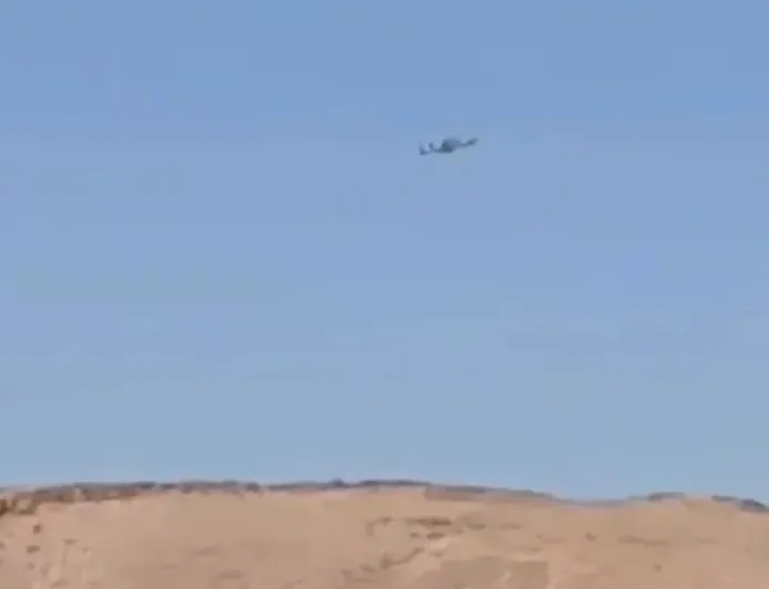 Un avión estadounidense bombardea posiciones del ISIS en Palmira