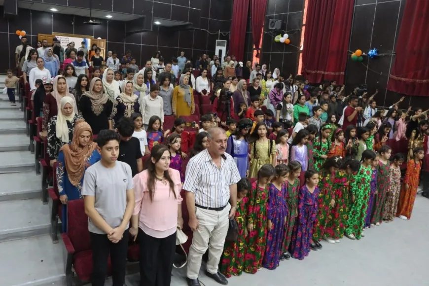 Cientos de niños participan en el noveno Festival Infantil de Kobanê