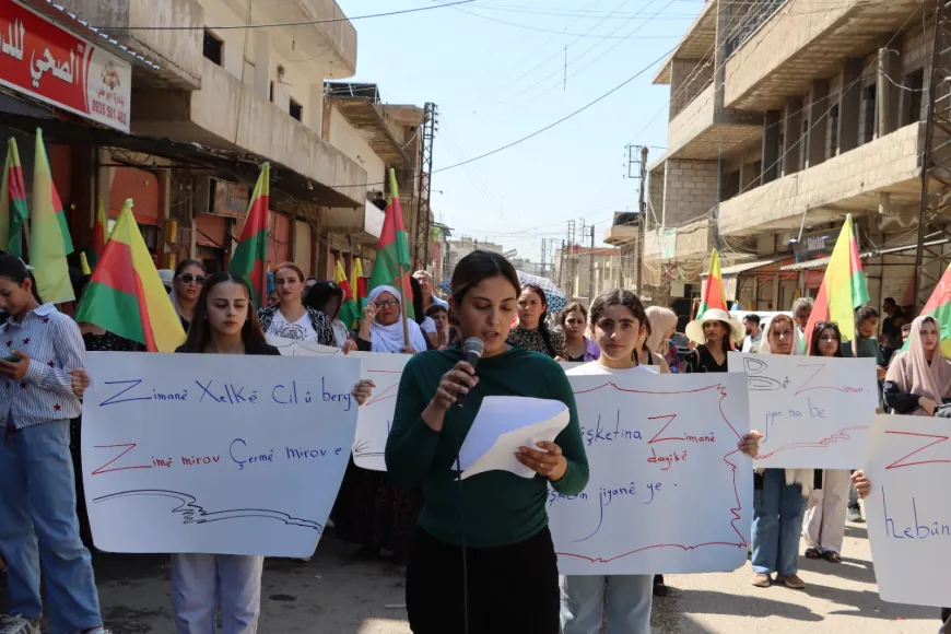 Los residentes de Jazira exigen el reconocimiento constitucional del idioma kurdo