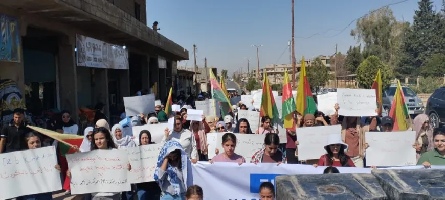 Los residentes de Jazira exigen el reconocimiento constitucional del idioma kurdo