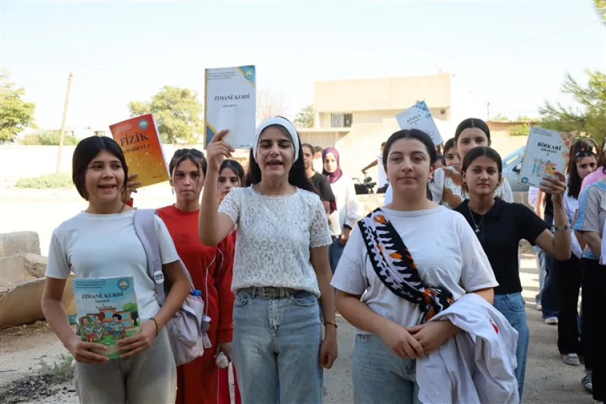Los estudiantes de Jazira exigen la educación en el idioma kurdo por segundo día consecutivo