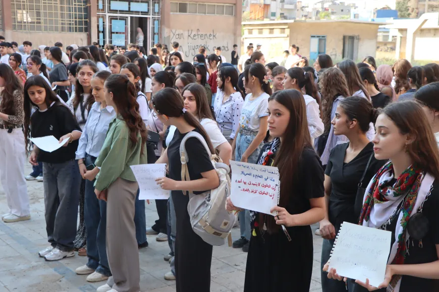 Los estudiantes de Jazira exigen la educación en el idioma kurdo por segundo día consecutivo