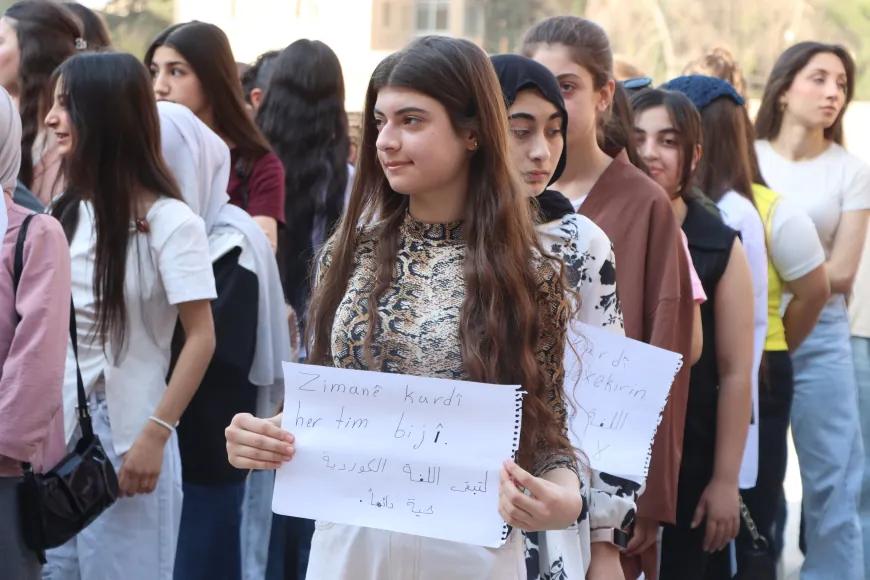 Los estudiantes de Jazira exigen la educación en el idioma kurdo por segundo día consecutivo
