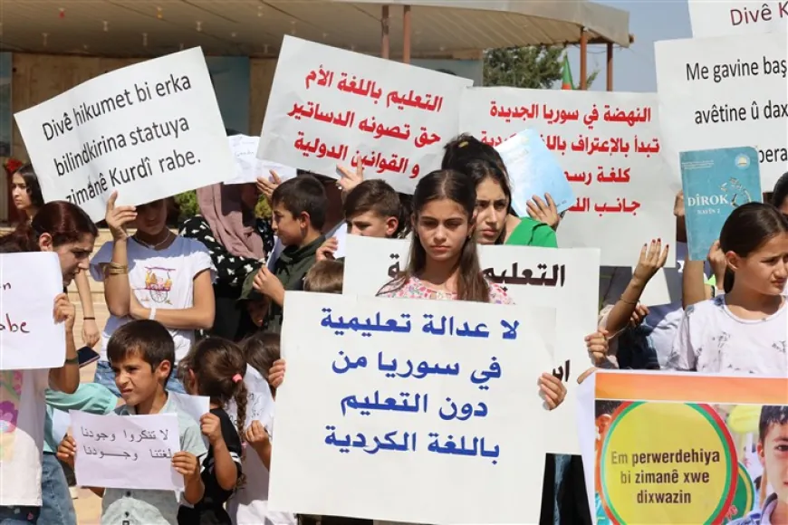 Manifestaciones en las ciudades de Jazira exigen educación en el idioma kurdo